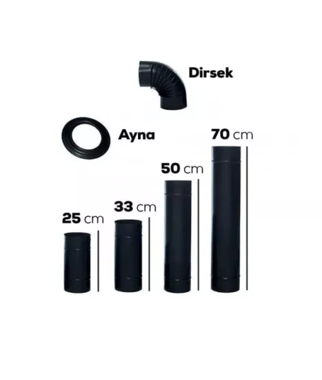 Soba Borusu Çeşitleri 25-70 cm | Uyumsal
